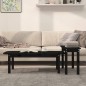 vidaXL 2-tlg. Couchtisch-Set Schwarz Massivholz Kiefer vidaXL 2-tlg. Couchtisch-Set Schwarz Massivholz Kiefer