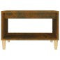 vidaXL Couchtisch Räuchereiche 60x50x40 cm Holzwerkstoff vidaXL Couchtisch Räuchereiche 60x50x40 cm Holzwerkstoff