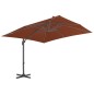 vidaXL Ampelschirm mit Aluminium-Mast Terrakotta-Rot 400x300 cm vidaXL Ampelschirm mit Aluminium-Mast Terrakotta-Rot 400x300 cm
