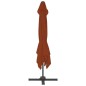 vidaXL Ampelschirm mit Aluminium-Mast Terrakotta-Rot 400x300 cm vidaXL Ampelschirm mit Aluminium-Mast Terrakotta-Rot 400x300 cm