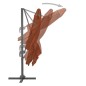 vidaXL Ampelschirm mit Aluminium-Mast Terrakotta-Rot 400x300 cm vidaXL Ampelschirm mit Aluminium-Mast Terrakotta-Rot 400x300 cm