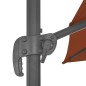 vidaXL Ampelschirm mit Aluminium-Mast Terrakotta-Rot 400x300 cm vidaXL Ampelschirm mit Aluminium-Mast Terrakotta-Rot 400x300 cm