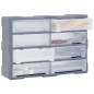 vidaXL Multi-Schubladen-Organizer 8 große Schubladen 52x16x37 cm vidaXL Multi-Schubladen-Organizer 8 große Schubladen 52x16x37 cm
