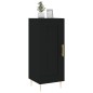 vidaXL Sideboard Schwarz 34,5x34x90 cm Holzwerkstoff vidaXL Sideboard Schwarz 34,5x34x90 cm Holzwerkstoff