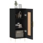 vidaXL Sideboard Schwarz 34,5x34x90 cm Holzwerkstoff vidaXL Sideboard Schwarz 34,5x34x90 cm Holzwerkstoff