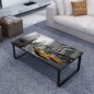 vidaXL Couchtisch mit Glasplatte Rechteckig vidaXL Couchtisch mit Glasplatte Rechteckig