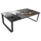 vidaXL Couchtisch mit Glasplatte Rechteckig vidaXL Couchtisch mit Glasplatte Rechteckig