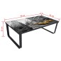 vidaXL Couchtisch mit Glasplatte Rechteckig vidaXL Couchtisch mit Glasplatte Rechteckig