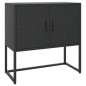 vidaXL Sideboard Schwarz 75x35x75 cm Stahl vidaXL Sideboard Schwarz 75x35x75 cm Stahl