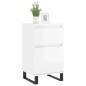 vidaXL Sideboards 2 Stk. Hochglanz-Weiß 40x35x70 cm Holzwerkstoff vidaXL Sideboards 2 Stk. Hochglanz-Weiß 40x35x70 cm Holzwerkstoff