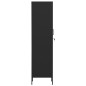 vidaXL Schließfachschrank Schwarz 35x46x180 cm Stahl vidaXL Schließfachschrank Schwarz 35x46x180 cm Stahl