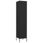 vidaXL Schließfachschrank Schwarz 35x46x180 cm Stahl vidaXL Schließfachschrank Schwarz 35x46x180 cm Stahl