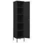 vidaXL Schließfachschrank Schwarz 35x46x180 cm Stahl vidaXL Schließfachschrank Schwarz 35x46x180 cm Stahl