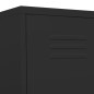 vidaXL Schließfachschrank Schwarz 35x46x180 cm Stahl vidaXL Schließfachschrank Schwarz 35x46x180 cm Stahl
