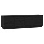 vidaXL TV-Schrank Schwarz 156x37x45 cm Massivholz Kiefer vidaXL TV-Schrank Schwarz 156x37x45 cm Massivholz Kiefer