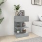 vidaXL Nachttisch Grau Sonoma 40x35x65 cm Holzwerkstoff vidaXL Nachttisch Grau Sonoma 40x35x65 cm Holzwerkstoff