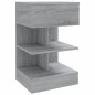 vidaXL Nachttisch Grau Sonoma 40x35x65 cm Holzwerkstoff vidaXL Nachttisch Grau Sonoma 40x35x65 cm Holzwerkstoff