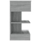 vidaXL Nachttisch Grau Sonoma 40x35x65 cm Holzwerkstoff vidaXL Nachttisch Grau Sonoma 40x35x65 cm Holzwerkstoff