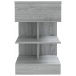 vidaXL Nachttisch Grau Sonoma 40x35x65 cm Holzwerkstoff vidaXL Nachttisch Grau Sonoma 40x35x65 cm Holzwerkstoff