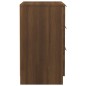 vidaXL Nachttische 2 Stk. Braun Eiche 40x36x65 cm vidaXL Nachttische 2 Stk. Braun Eiche 40x36x65 cm