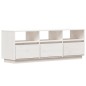 vidaXL TV-Schrank Weiß 140x37x50 cm Massivholz Kiefer vidaXL TV-Schrank Weiß 140x37x50 cm Massivholz Kiefer