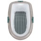 vidaXL Katzenklo Braun und Weiß 69,5x47x26 cm PP vidaXL Katzenklo Braun und Weiß 69,5x47x26 cm PP