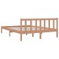 vidaXL Massivholzbett Honigbraun Kiefer 120x190 cm vidaXL Massivholzbett Honigbraun Kiefer 120x190 cm