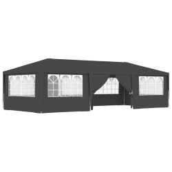 vidaXL Profi-Partyzelt mit Seitenwänden 4×9 m Anthrazit 90 g/m²
