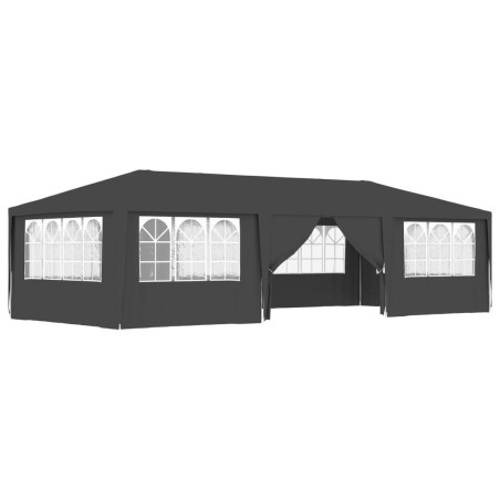vidaXL Profi-Partyzelt mit Seitenwänden 4×9 m Anthrazit 90 g/m²