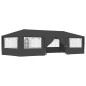 vidaXL Profi-Partyzelt mit Seitenwänden 4×9 m Anthrazit 90 g/m² vidaXL Profi-Partyzelt mit Seitenwänden 4×9 m Anthrazit 90 g/m²