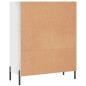 vidaXL Regalschrank Hochglanz-Weiß 69,5x32,5x90 cm Holzwerkstoff vidaXL Regalschrank Hochglanz-Weiß 69,5x32,5x90 cm Holzwerkstoff