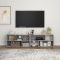 vidaXL TV-Schrank Betongrau 149x30x52 cm Holzwerkstoff vidaXL TV-Schrank Betongrau 149x30x52 cm Holzwerkstoff