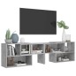 vidaXL TV-Schrank Betongrau 149x30x52 cm Holzwerkstoff vidaXL TV-Schrank Betongrau 149x30x52 cm Holzwerkstoff