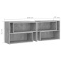 vidaXL TV-Schrank Betongrau 149x30x52 cm Holzwerkstoff vidaXL TV-Schrank Betongrau 149x30x52 cm Holzwerkstoff