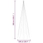 vidaXL LED-Weihnachtsbaum für Fahnenmast Blau 310 LEDs 300 cm vidaXL LED-Weihnachtsbaum für Fahnenmast Blau 310 LEDs 300 cm