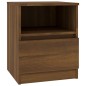 vidaXL Nachttische 2 Stk. Braun Eichen-Optik 40x40x50 cm Holzwerkstoff vidaXL Nachttische 2 Stk. Braun Eichen-Optik 40x40x50 cm Holzwerkstoff