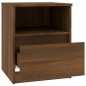 vidaXL Nachttische 2 Stk. Braun Eichen-Optik 40x40x50 cm Holzwerkstoff vidaXL Nachttische 2 Stk. Braun Eichen-Optik 40x40x50 cm Holzwerkstoff