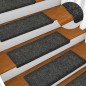 vidaXL Treppenmatten 10 Stk. Grau 65x21x4 cm Nadelvlies vidaXL Treppenmatten 10 Stk. Grau 65x21x4 cm Nadelvlies
