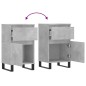 vidaXL Sideboards 2 Stk. Betongrau 40x35x70 cm Holzwerkstoff vidaXL Sideboards 2 Stk. Betongrau 40x35x70 cm Holzwerkstoff