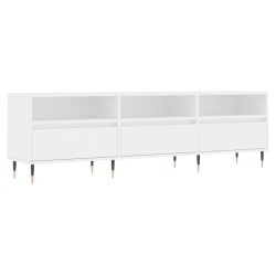 vidaXL TV-Schrank Weiß 150x30x44,5 cm Holzwerkstoff