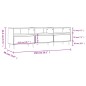 vidaXL TV-Schrank Weiß 150x30x44,5 cm Holzwerkstoff vidaXL TV-Schrank Weiß 150x30x44,5 cm Holzwerkstoff