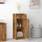 vidaXL Badezimmerschrank Räuchereiche 32x34x90 cm Holzwerkstoff vidaXL Badezimmerschrank Räuchereiche 32x34x90 cm Holzwerkstoff