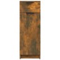 vidaXL Badezimmerschrank Räuchereiche 32x34x90 cm Holzwerkstoff vidaXL Badezimmerschrank Räuchereiche 32x34x90 cm Holzwerkstoff