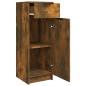 vidaXL Badezimmerschrank Räuchereiche 32x34x90 cm Holzwerkstoff vidaXL Badezimmerschrank Räuchereiche 32x34x90 cm Holzwerkstoff