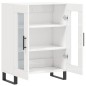 vidaXL Sideboard Hochglanz-Weiß 69,5x34x90 cm Holzwerkstoff vidaXL Sideboard Hochglanz-Weiß 69,5x34x90 cm Holzwerkstoff