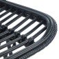 vidaXL Barhocker 2 Stk. Schwarz Rattan vidaXL Barhocker 2 Stk. Schwarz Rattan