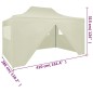 vidaXL Profi-Partyzelt Faltbar mit 4 Seitenwänden 3×4m Stahl Creme vidaXL Profi-Partyzelt Faltbar mit 4 Seitenwänden 3×4m Stahl Creme