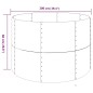 vidaXL Hochbeet Pulverbeschichteter Stahl 100x100x68 cm Braun vidaXL Hochbeet Pulverbeschichteter Stahl 100x100x68 cm Braun