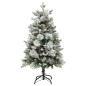 vidaXL Weihnachtsbaum mit LEDs & Zapfen Beschneit 150 cm PVC & PE vidaXL Weihnachtsbaum mit LEDs & Zapfen Beschneit 150 cm PVC & PE