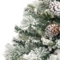 vidaXL Weihnachtsbaum mit LEDs & Zapfen Beschneit 150 cm PVC & PE vidaXL Weihnachtsbaum mit LEDs & Zapfen Beschneit 150 cm PVC & PE